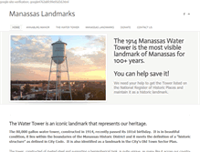 Tablet Screenshot of manassaslandmarks.org